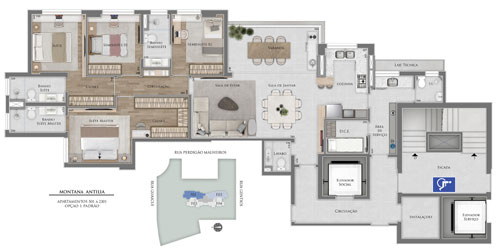 apartamento 4 quartos na planta bh